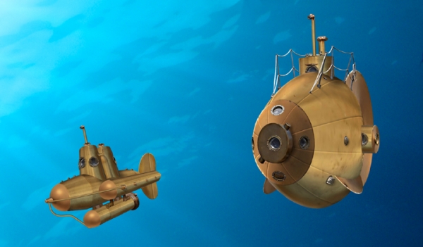 Creation of Steampunk submarines: Step 12